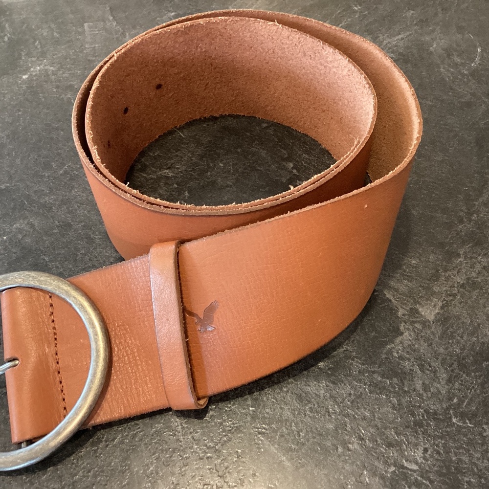 Leather belt